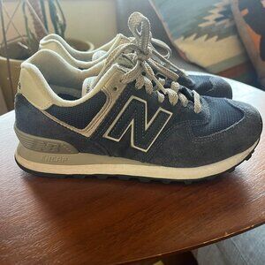 New Balance 574 Sneakers Navy Grey Women 6